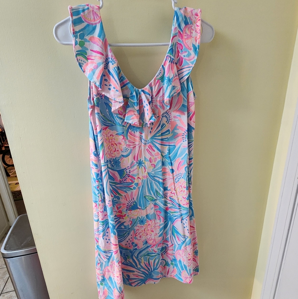 Lilly Pulitzer Ruffle Dress - Picture 4 of 4